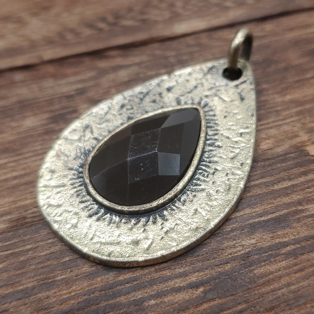 Black Onyx Pendant Drop Pendant P102